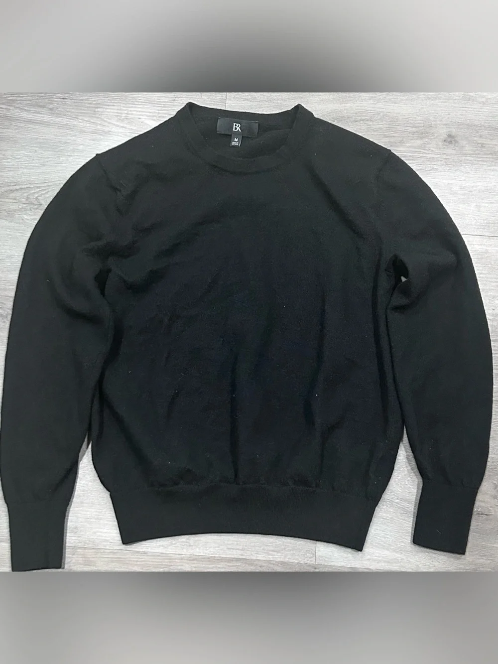 Banana Republic Black Crewneck Men’s Sweater